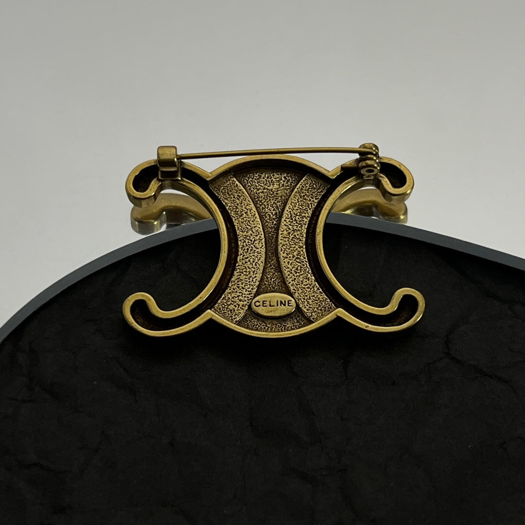 18K Celine Vintage Brooch